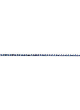14K White Gold Natural Ruby Line 7