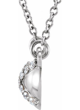Platinum .07 CTW Natural Diamond 