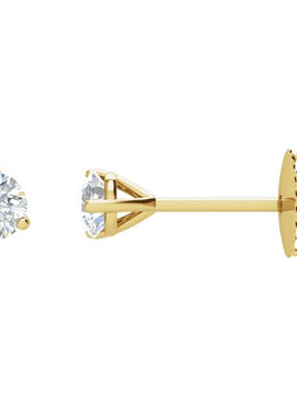 14K White Gold 1/5 CTW Natural Diamond Stud Earrings