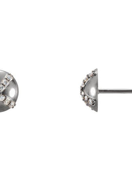 14K Yellow Gold 1/8 CTW Natural Diamond Earrings