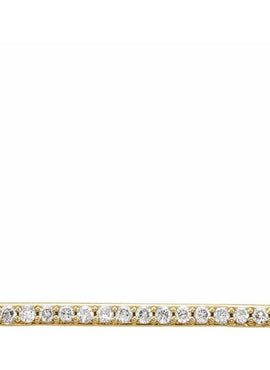 14K Yellow Gold 1/6 CTW Natural Diamond Bar 16-18