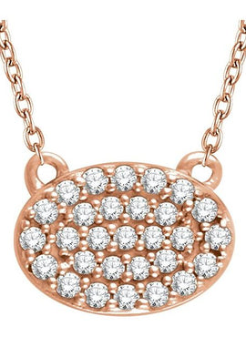 14K Yellow Gold 1/5 CTW Natural Diamond Cluster 16-18