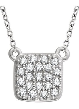 14K Yellow Gold 1/6 CTW Natural Diamond Cluster 16-18