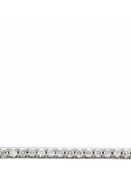 14K Yellow Gold 1/6 CTW Natural Diamond Bar 16-18