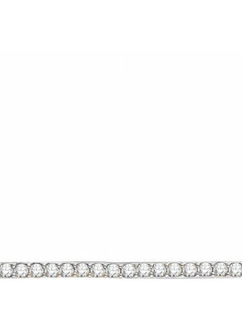 14K White Gold 1/3 CTW Natural Diamond Bar 16-18