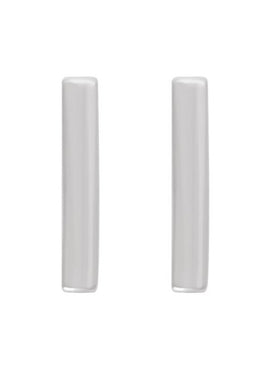 14K Yellow Gold Vertical Bar Earrings