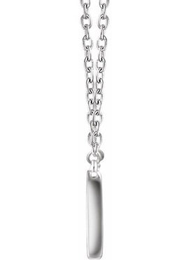 14K Yellow Gold 3/8 CTW Natural Diamond Rectangle 16-18