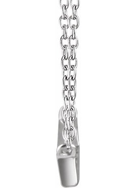 14K Yellow Gold 1/2 CTW Natural Diamond Baguette Bar 18