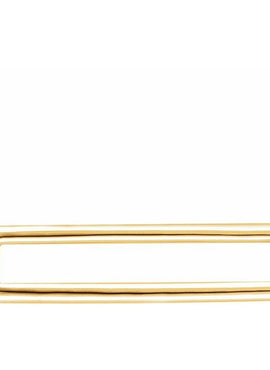 14K Yellow Gold Rectangle 16-18