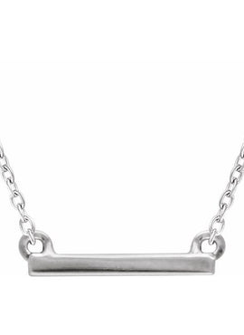 Sterling Silver Petite Bar 16-18