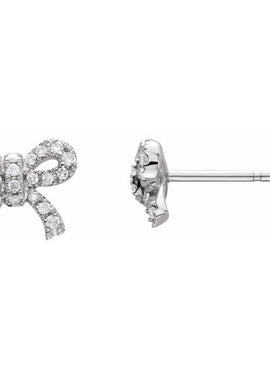 14K White Gold 1/5 CTW Natural Diamond Earrings