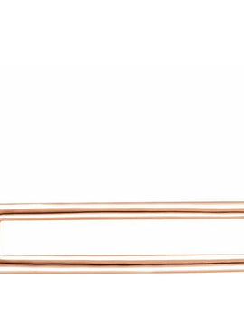 14K Yellow Gold Rectangle 16-18