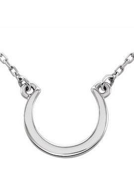 14K Yellow Gold Crescent 18