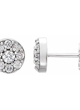 14K Rose Gold 3/8 CTW Natural Diamond Earrings