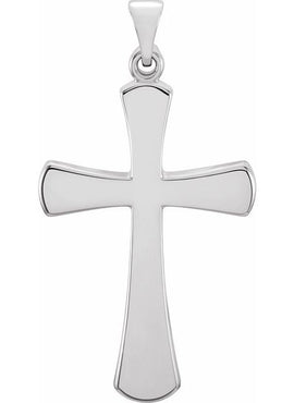 14K Rose Gold Cross Pendant