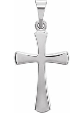 14K Rose Gold Cross Pendant