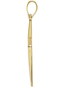 14K Rose Gold Cross Pendant