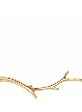 14K White Gold Branch Bar 16-18