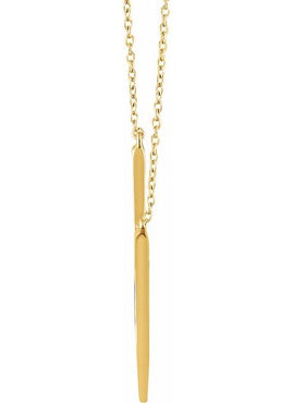 14K Yellow Gold V 16-18