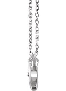 14K Yellow Gold Heartbeat 16-18