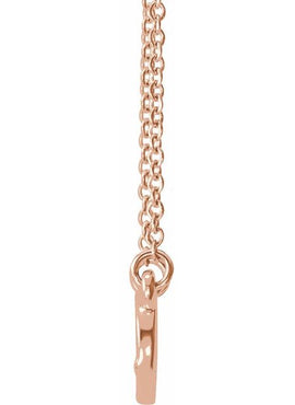 14K White Gold Infinity-Inspired 18