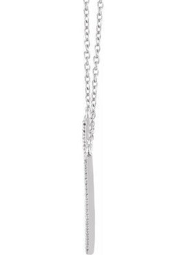 14K Yellow Gold 1/6 CTW Natural Diamond V 16-18