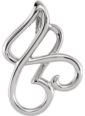 14K Yellow Gold Freeform Pendant