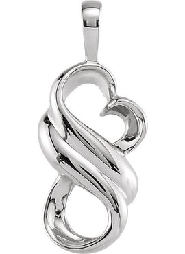 14K Yellow Gold Freeform Pendant