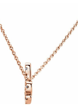14K White Gold 1/4 CTW Natural Diamond 18