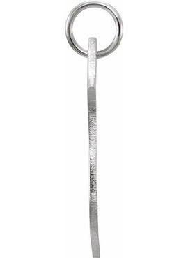 Sterling Silver Engravable Shield Pendant