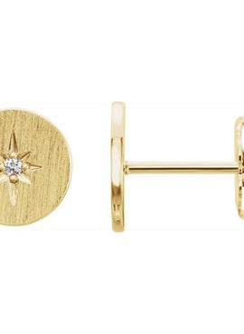 Sterling Silver .02 CTW Natural Diamond Earrings