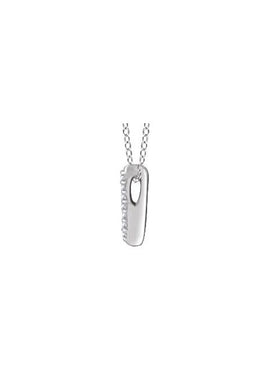 14K Yellow Gold .05 CTW Natural Diamond Bar 16-18