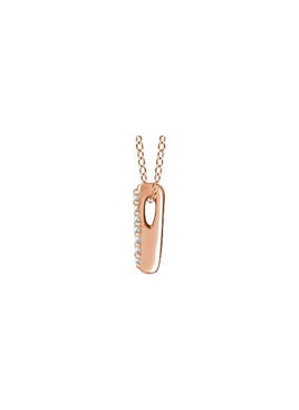 14K Yellow Gold .05 CTW Natural Diamond Bar 16-18