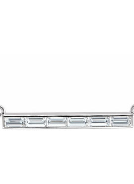 14K Yellow Gold 3/4 CTW Natural Diamond Bar 17
