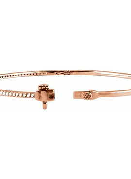 14K Rose Gold 1/2 CTW Natural Diamond Pavé 7