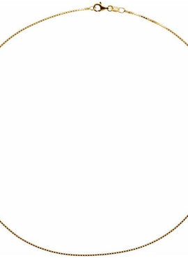 18K Yellow Gold Vermeil Diamond-Cut Box 16