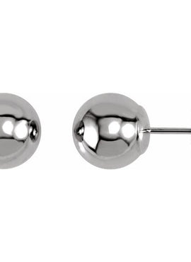 14K Rose Gold 4 mm Ball Earrings