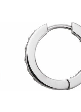 14K Yellow Gold 3/4 CTW Natural Diamond Inside-Outside 18 mm Hoop Earrings