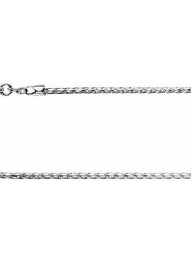 Sterling Silver Diamond-Cut Wheat 24