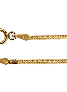 14K Yellow Gold 1.5 mm Flexible Herringbone 20