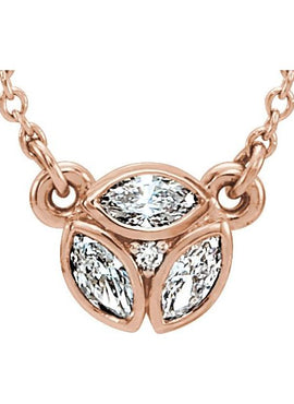 14K White Gold 1/5 CTW Natural Diamond 16-18