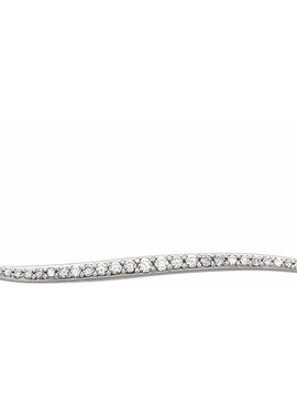 14K White Gold 1/6 CTW Natural Diamond Bar 17.5
