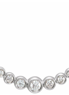 14K White Gold 1/5 CTW Natural Diamond 16-18