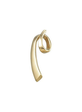 14K Yellow Gold Freeform Slide Pendant
