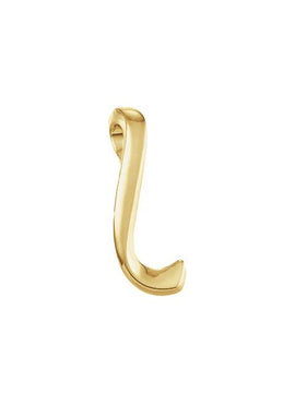14K Yellow Gold Freeform Slide Pendant