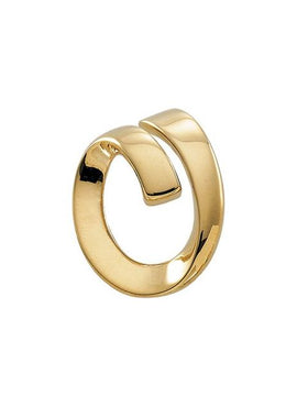 14K Yellow Gold Freeform Slide Pendant