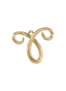14K Yellow Gold Freeform Slide Pendant