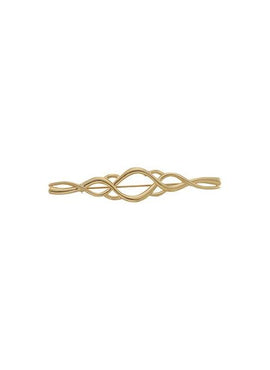 14K Yellow Gold Freeform Brooch