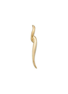 14K Yellow Gold Freeform Slide Pendant
