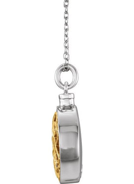 14K Yellow Gold-Plated Sterling Silver Celtic-Inspired Ash Holder 18